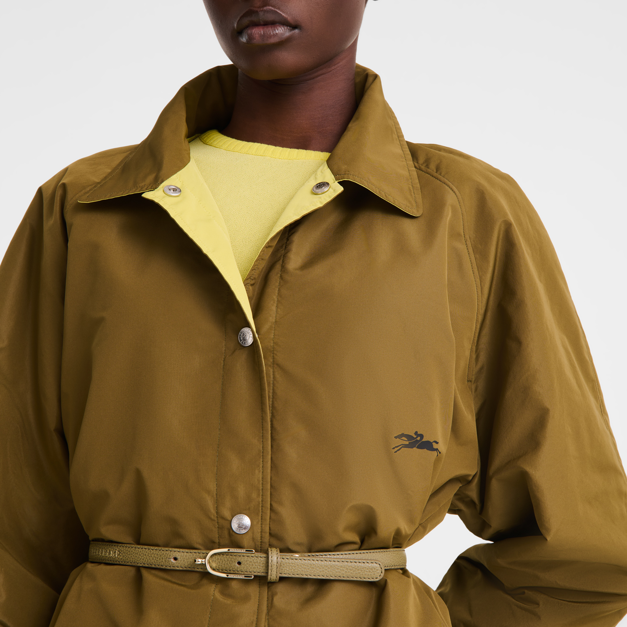 null Padded blouson, Olive/Lime