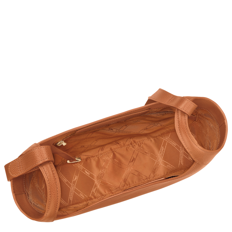 Le Foulonn&eacute; L Hobo bag , Amber - Leather  - View 5 of  6