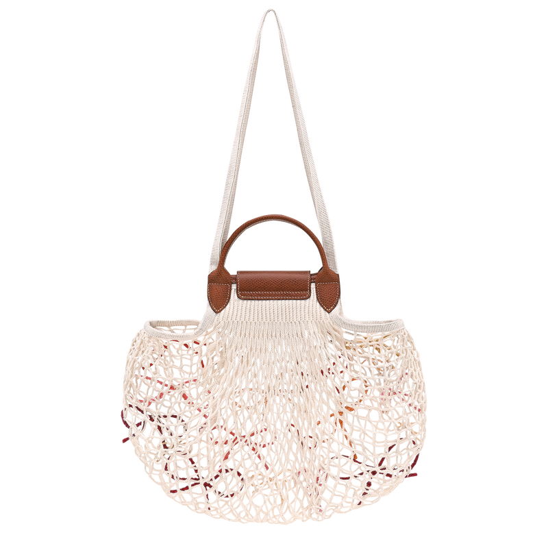 Le Pliage Collection Mesh bag , Ecru - Canvas  - View 4 of  4