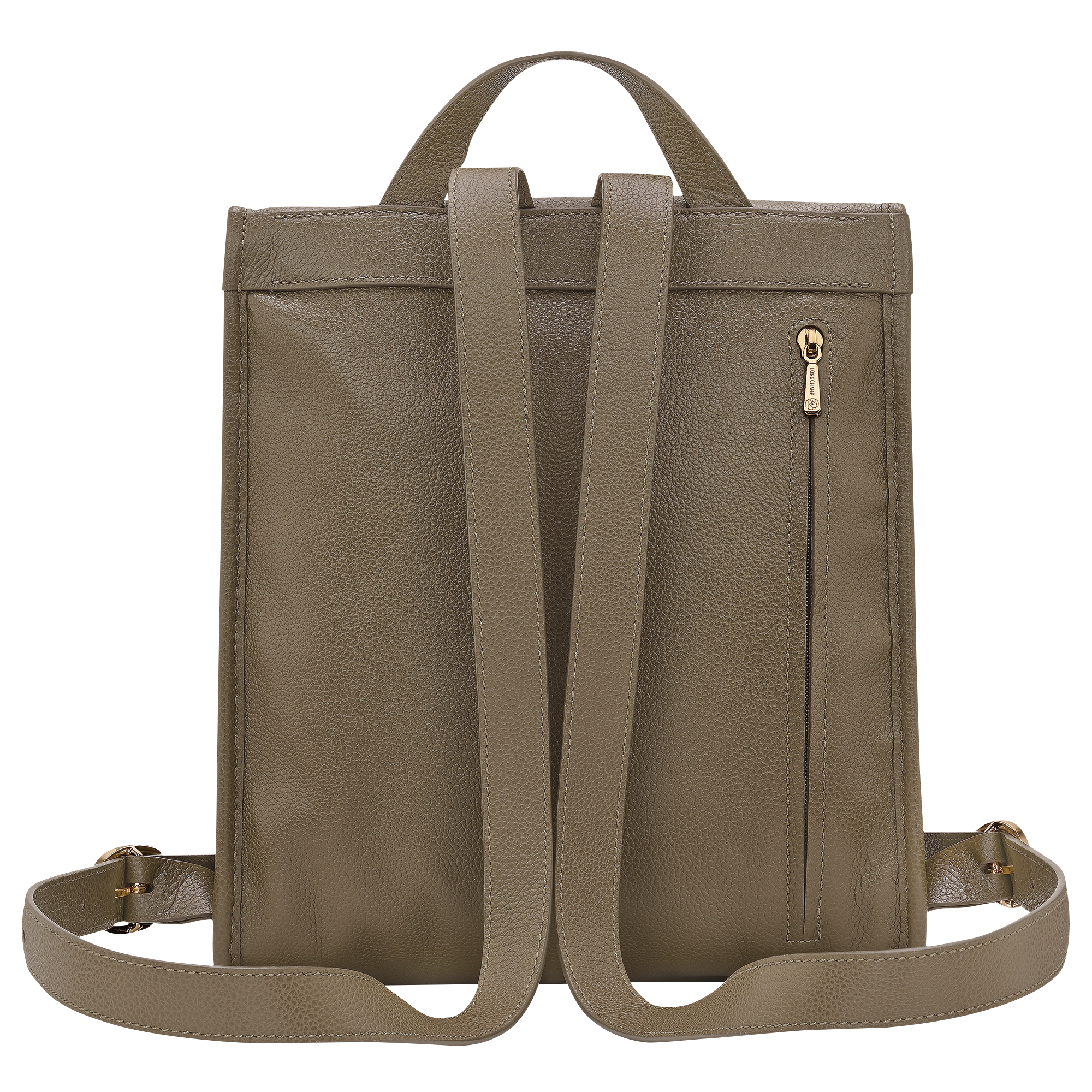 Backpack M, Caper - View 4 of
6 - zoom in Le Foulonné Backpack M, Caper
