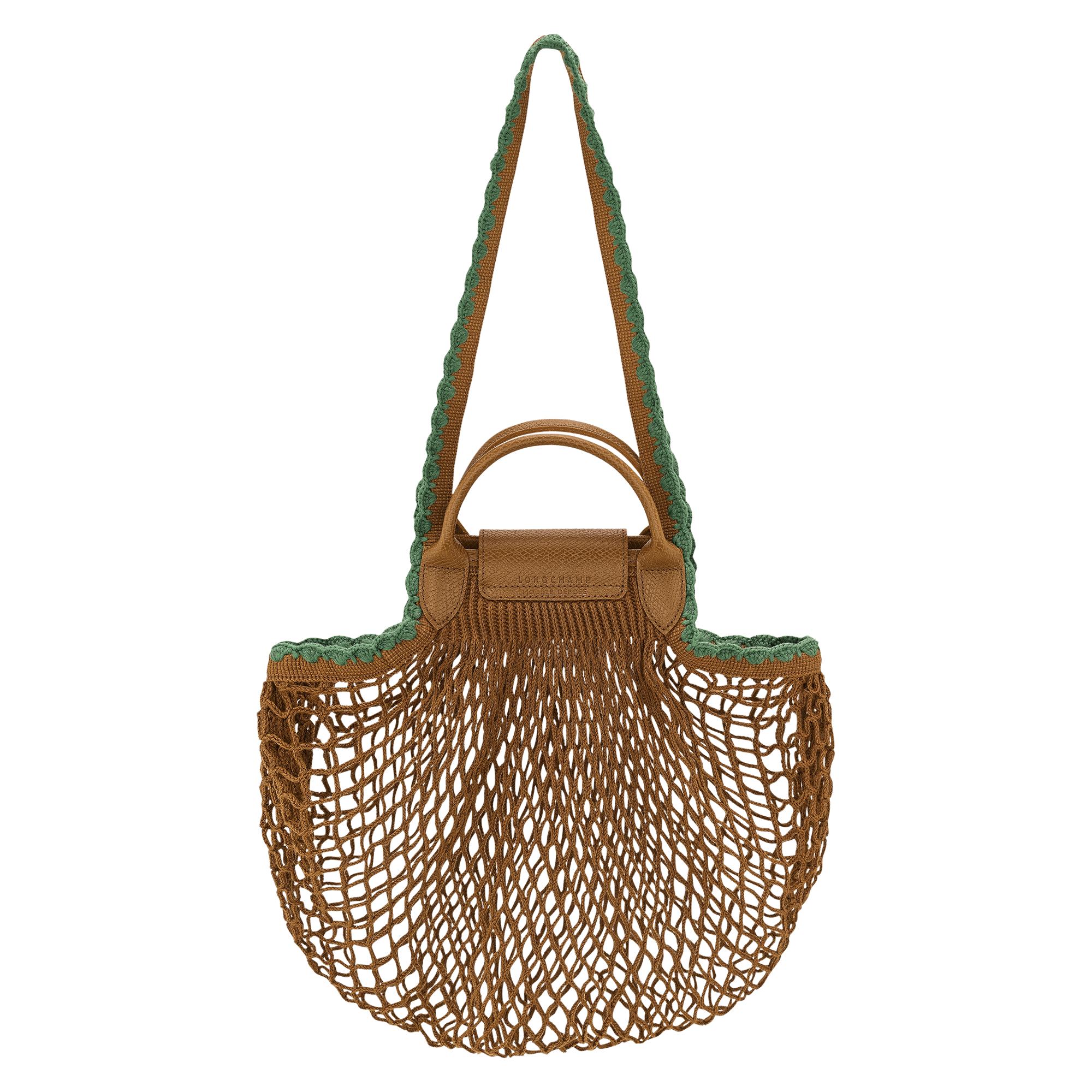 Mesh bag L, Tobacco - View 4 of
4 - zoom in Le Pliage Collection Mesh bag L, Tobacco