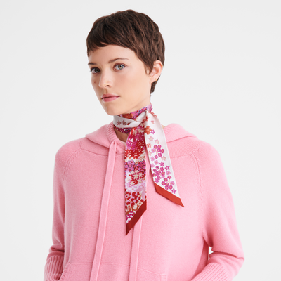 Collier de fleurs Headband , Tomato - Silk