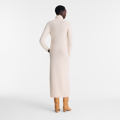 null Long dress, Ecru