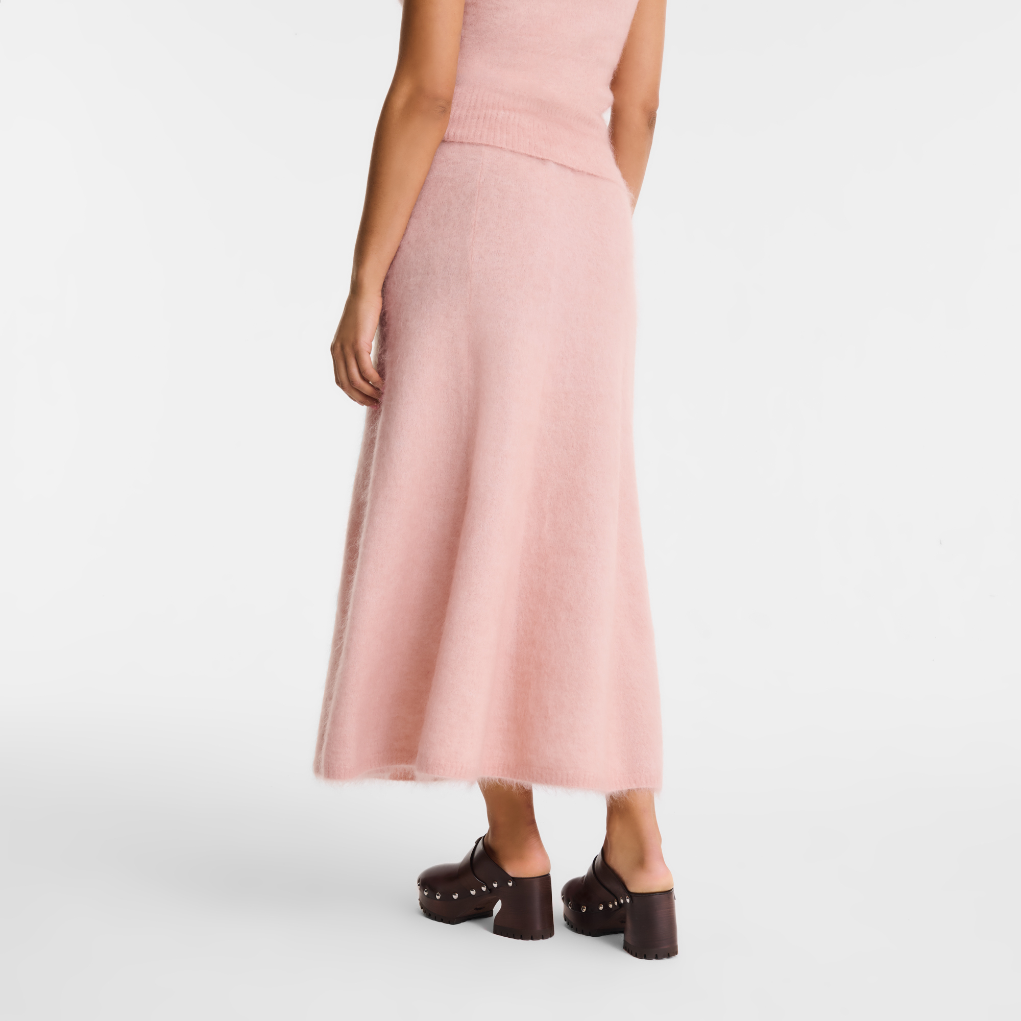 Midi skirt, Pink Tea - View 3 of
4 - zoom in null Midi skirt, Pink Tea