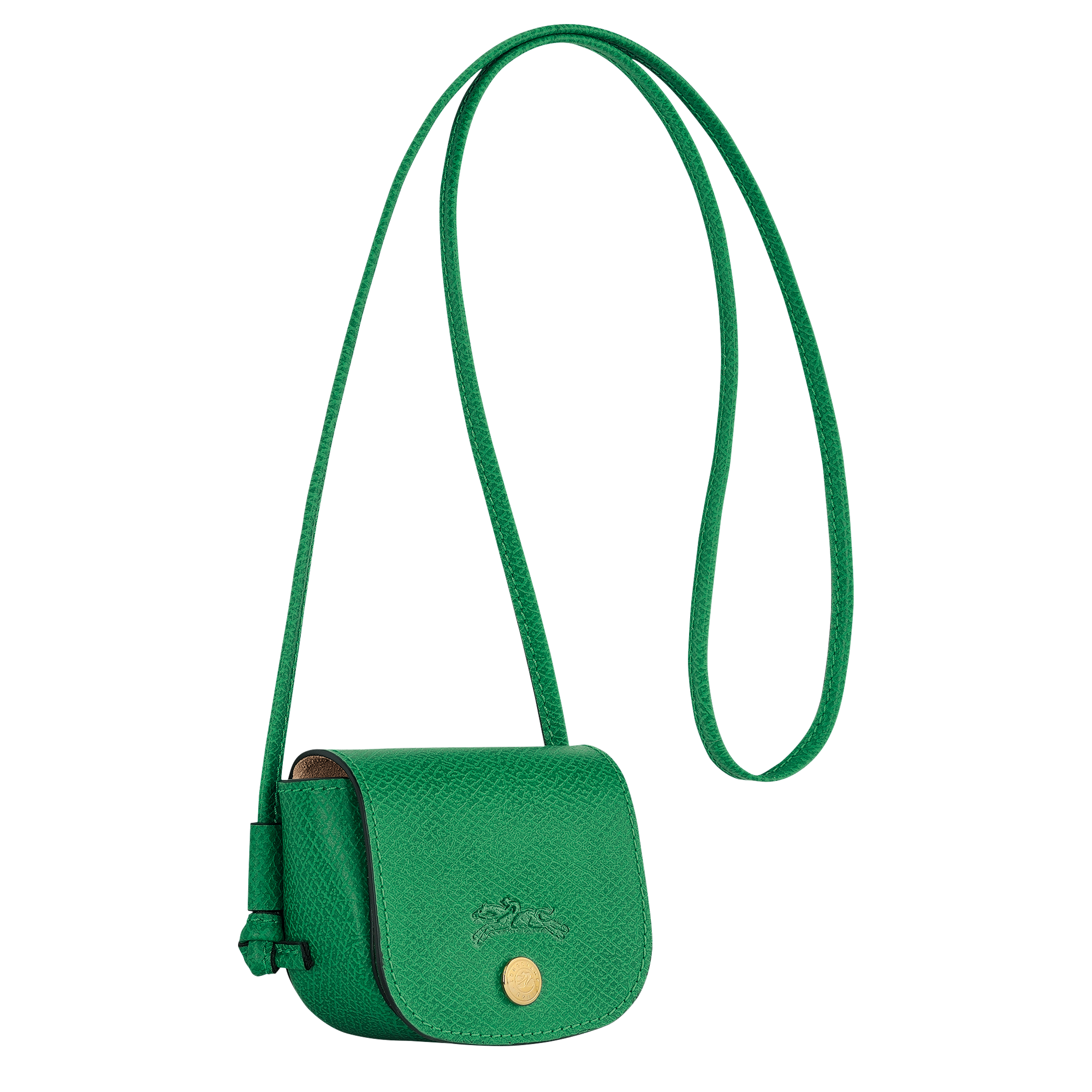 Épure Coin purse with leather lace, Green