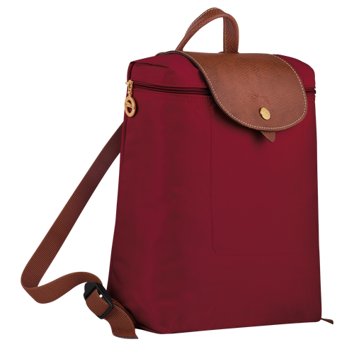 Le Pliage Original M Backpack , Red - Recycled canvas - View 3 of  5