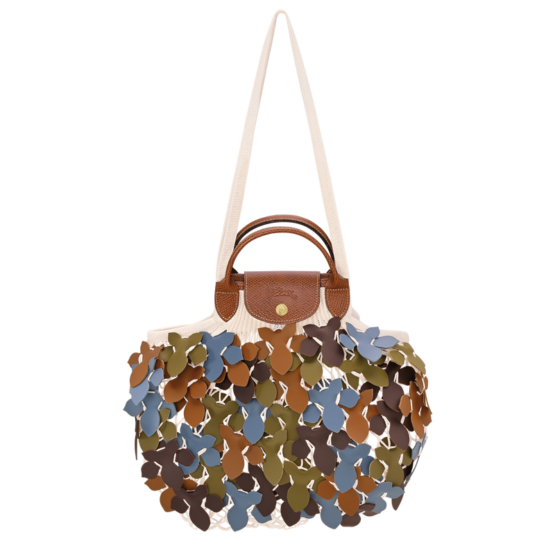 Le Pliage Collection L Mesh bag , Lichen - Canvas  - View 1 of  2