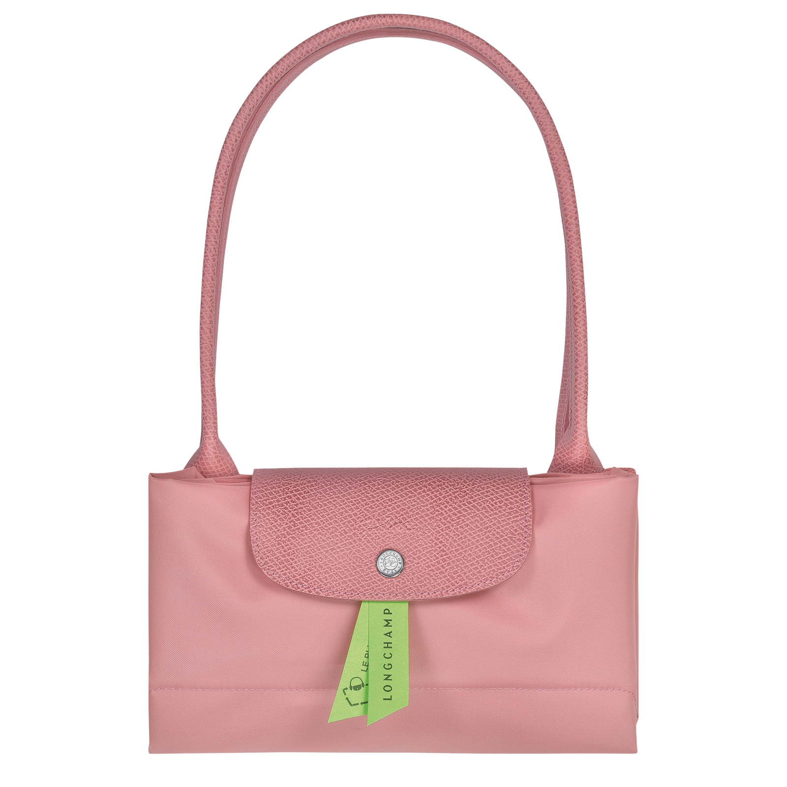 Le Pliage Green L Tote bag Petal Pink Recycled canvas Longchamp TH