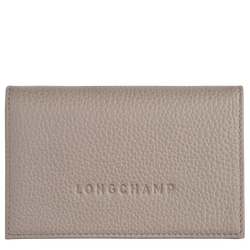 Le Foulonné Card holder , Turtledove - Leather