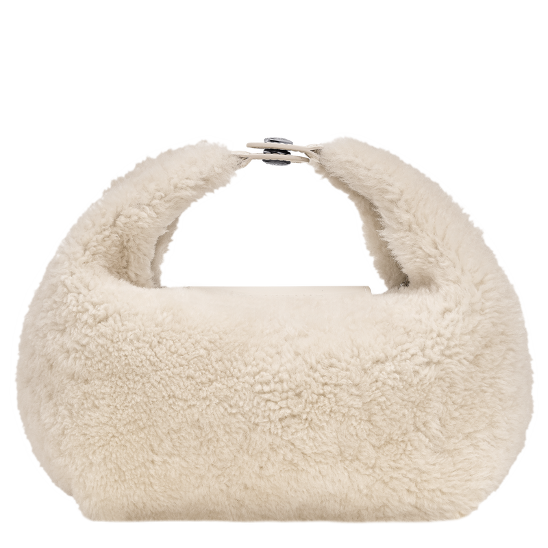 Le Pliage Xtra XS Handbag , Ecru - Leather  - View 4 of  4