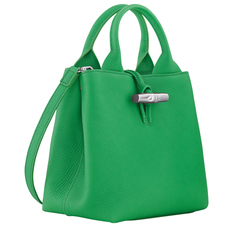 Le Roseau S Handbag , Spring Green - Leather  - View 3 of  6