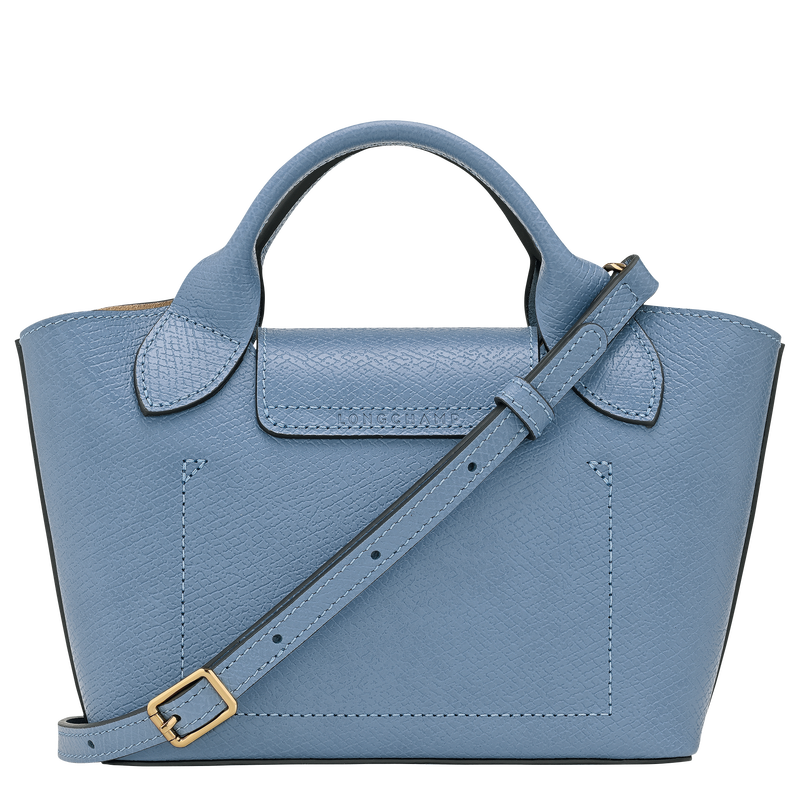 Épure XS Tote bag , Slate - Leather  - View 4 of  5
