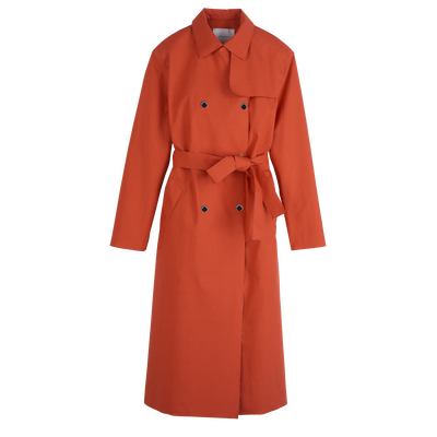 Trench coat, Red/Navy