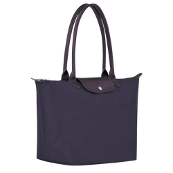 Le Pliage Green L Tote bag , Bilberry - Recycled canvas