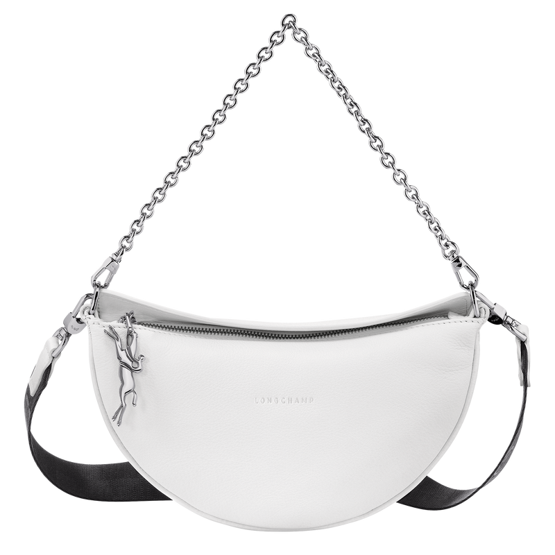 Smile S Crossbody bag White Leather Longchamp TH