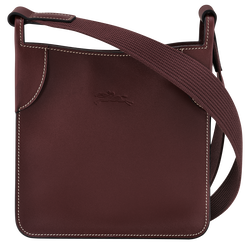 Le Foulonné S Crossbody bag , Plum - Leather