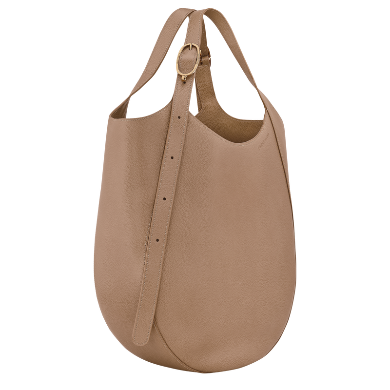 Le Foulonné XL Tote bag , Biscuit - Leather  - View 3 of  3