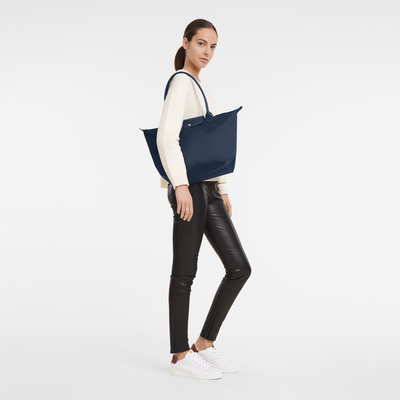 Le Pliage Green Tote bag L, Navy