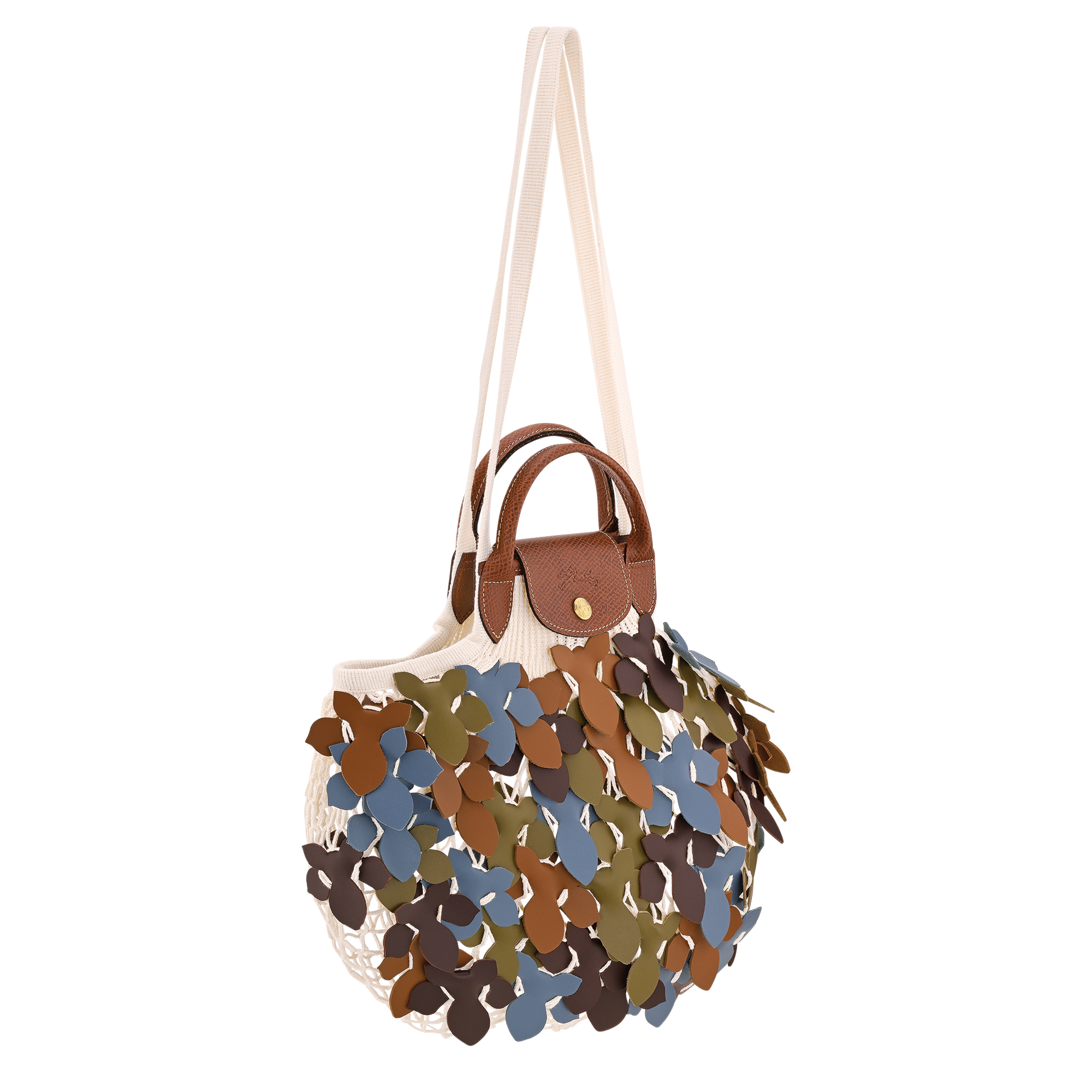 Le Pliage Collection Mesh bag L, Lichen