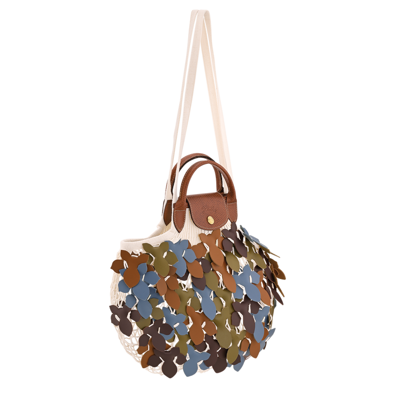 Le Pliage Collection L Mesh bag , Lichen - Canvas  - View 3 of  5