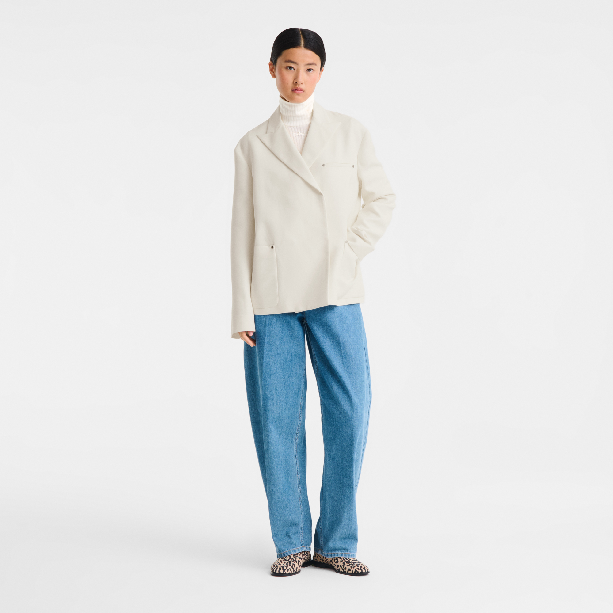 null Jacket, Ivory