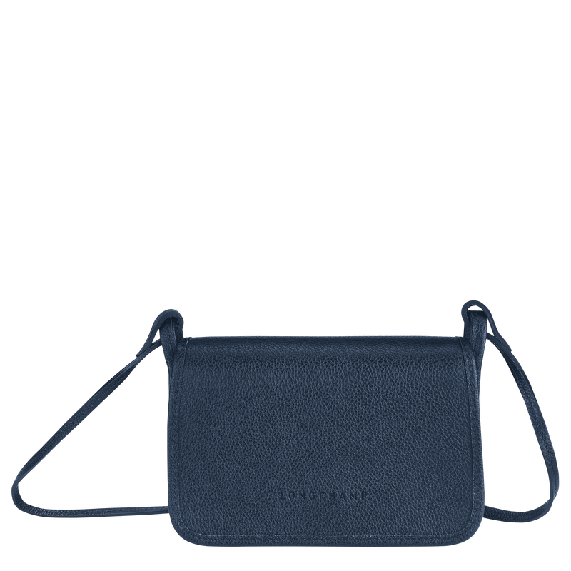 Le Foulonné XS Clutch , Navy - Leather  - View 1 of  4