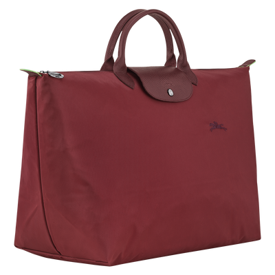 Le Pliage Green XL Travel bag , Pomegranate - Recycled canvas