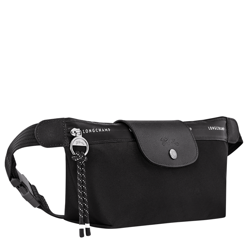 Le Pliage Energy M Belt bag , Black - Canvas  - View 3 of  6