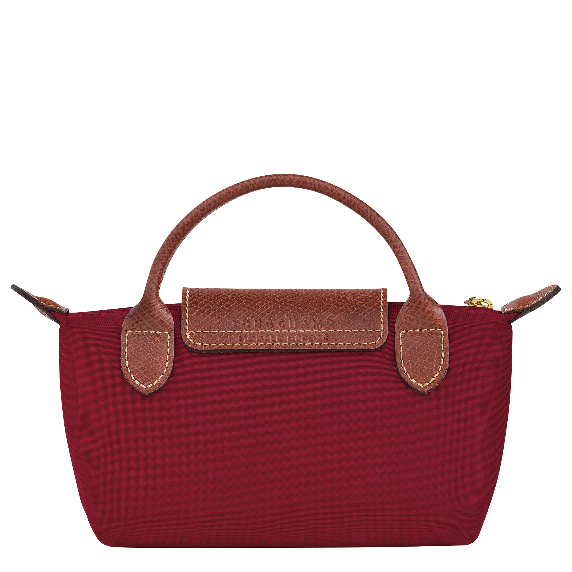 Pouch with handle, Red - View 4 of
5 - zoom in Le Pliage Original Pouch with handle, Red
