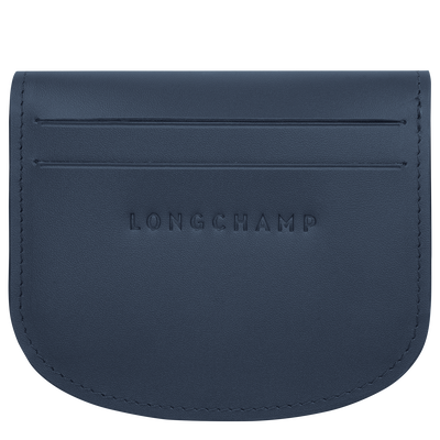 Épure Card holder , Navy - Leather