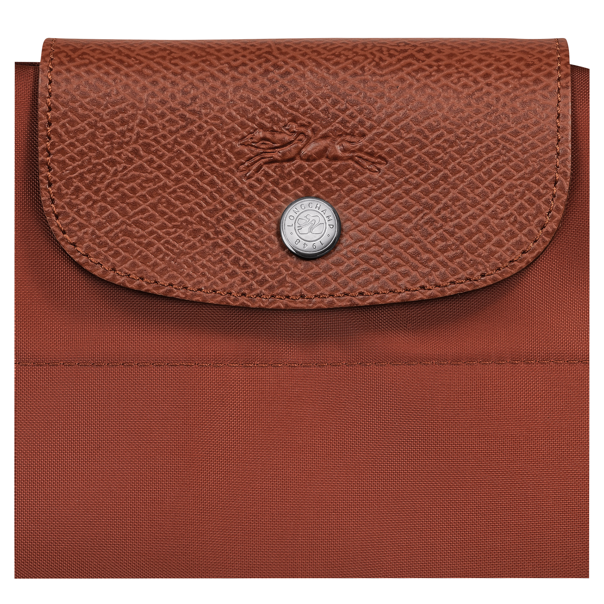 Tote bag M, Chestnut - View 6 of 
        7 - zoom in Le Pliage Green Tote bag M, Chestnut