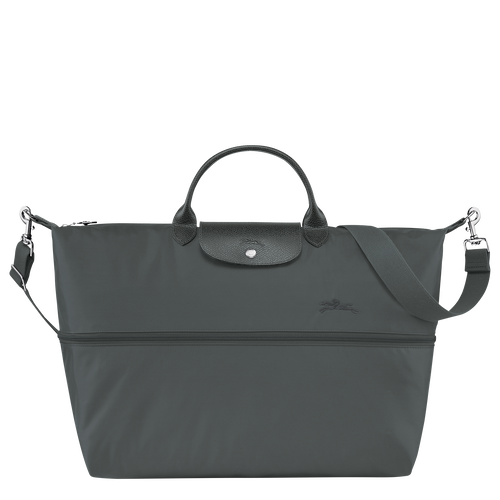 Le Pliage Green Travel bag expandable , Graphite - Recycled canvas - View 5 of  7