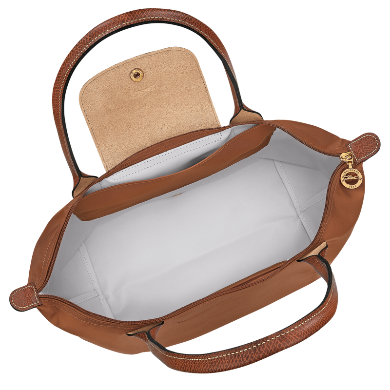 Le Pliage Original M Tote bag , Cognac - Recycled canvas  - View 4 of  6