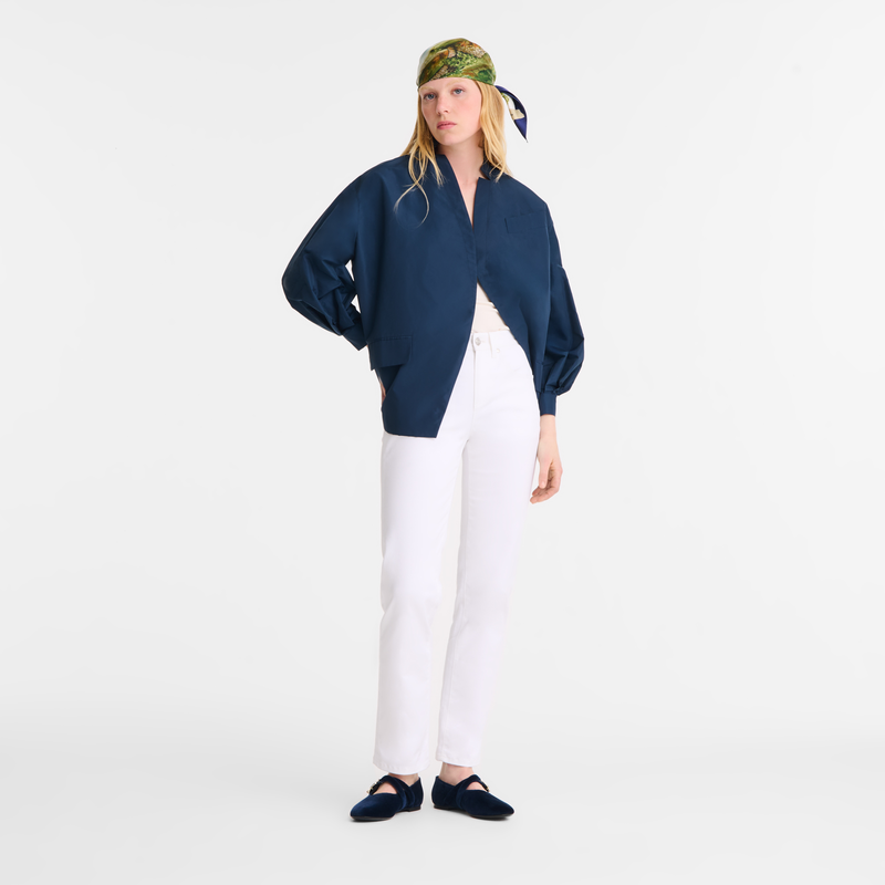 Trousers , White - Gabardine  - View 2 of  6