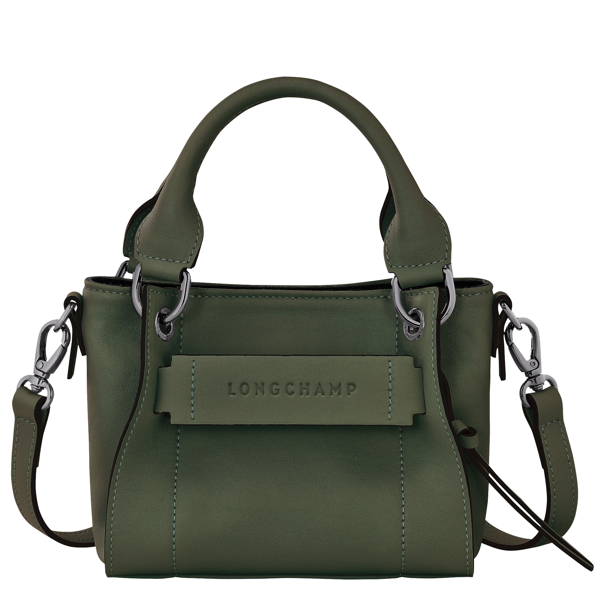 Handbag XS, Khaki - View 1 of 
        6 - zoom in Longchamp 3D Handbag XS, Khaki