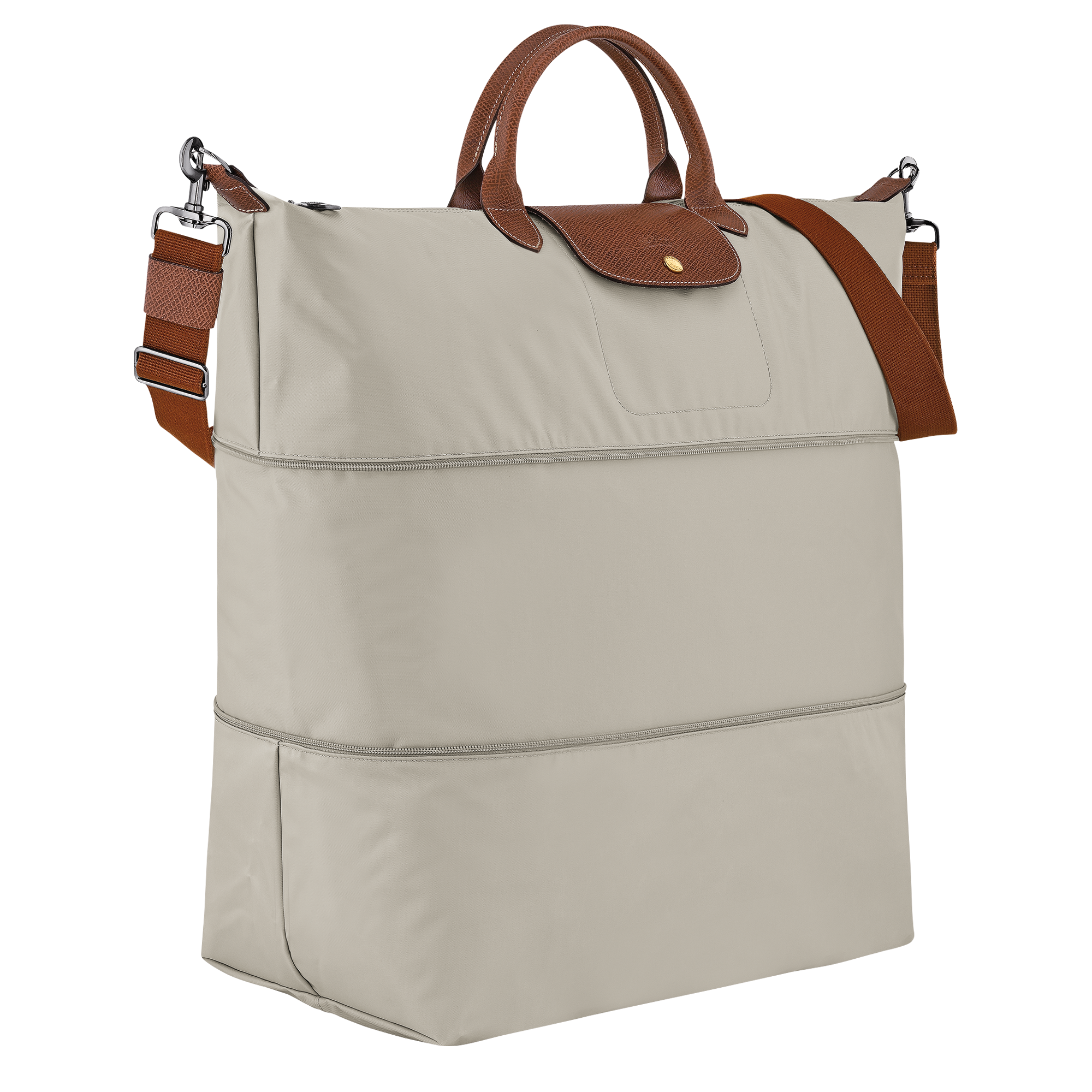 Le Pliage Original Travel bag expandable, Pebble