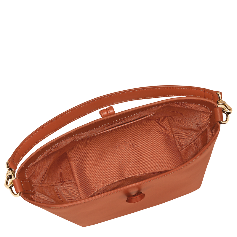 Le Roseau XS Bucket bag , Bark - Leather  - View 4 of  5