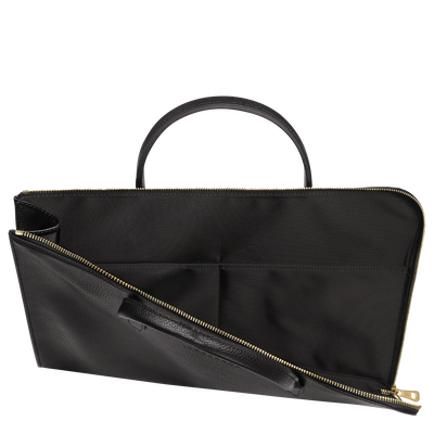 Le Foulonné Briefcase S, Black
