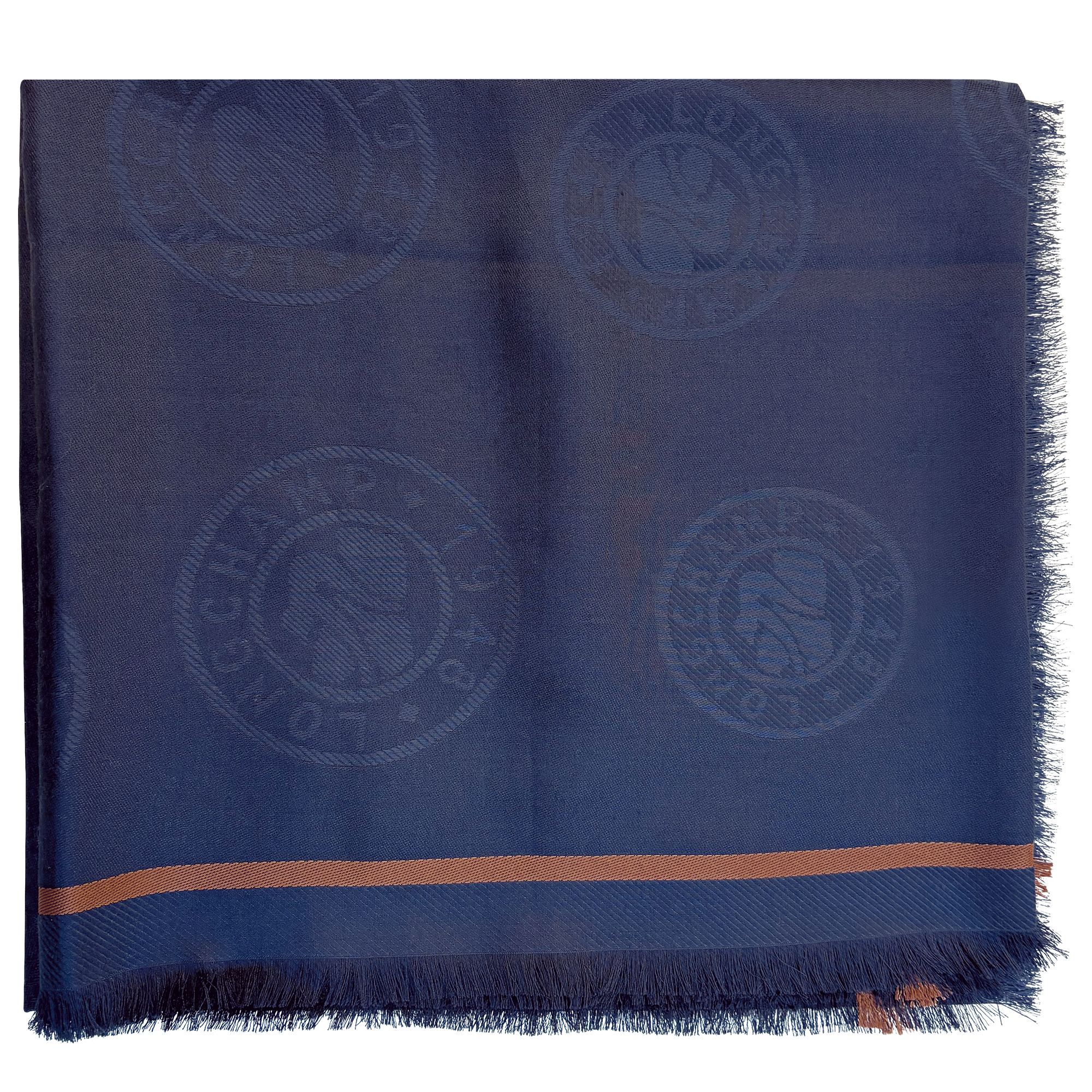 La M&eacute;daille Longchamp Stole, Navy