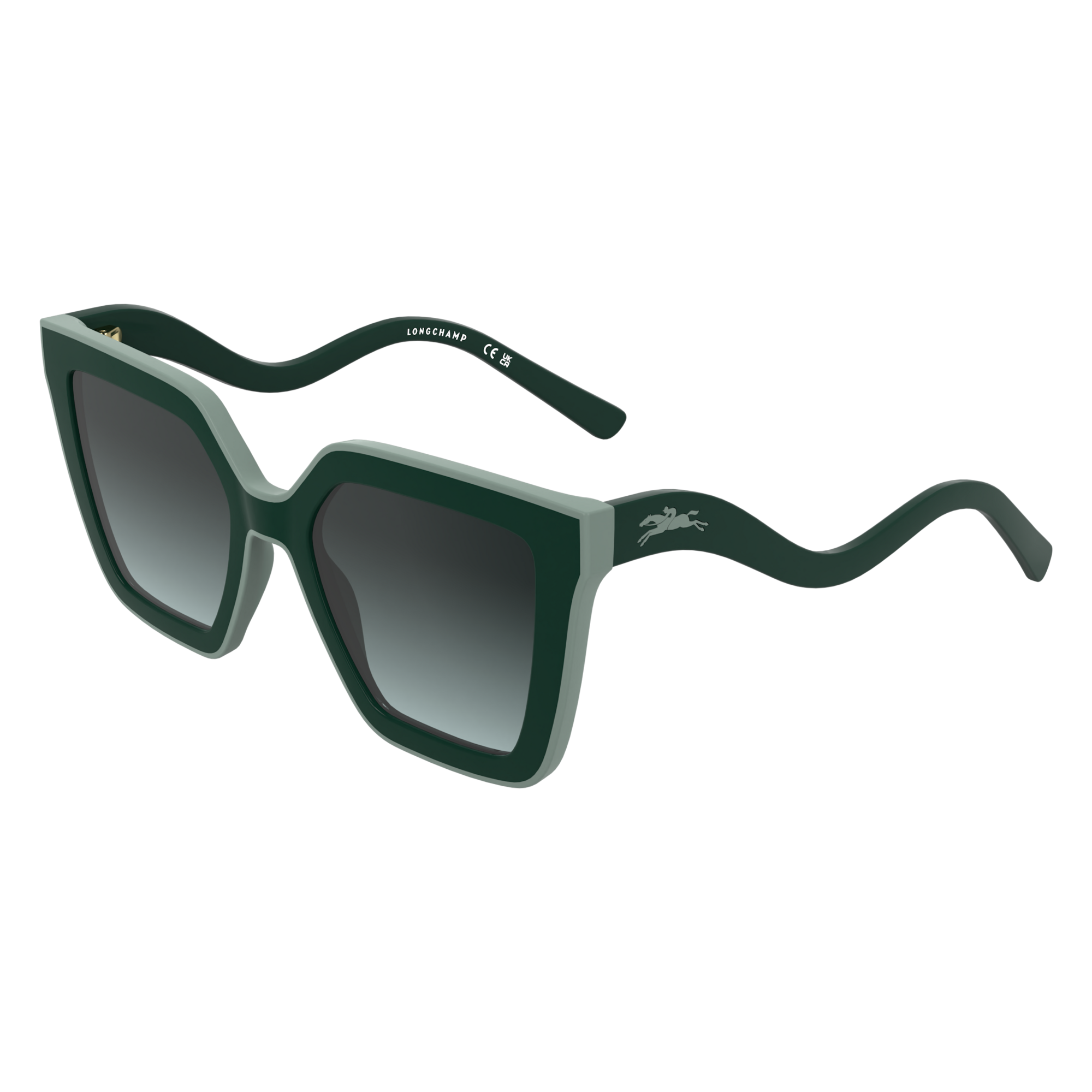 Sunglasses, Green - View 2 of 
        2 - zoom in null Sunglasses, Green