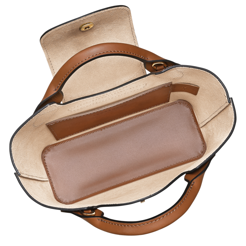 Épure XS Tote bag , Cognac - Leather  - View 5 of  6