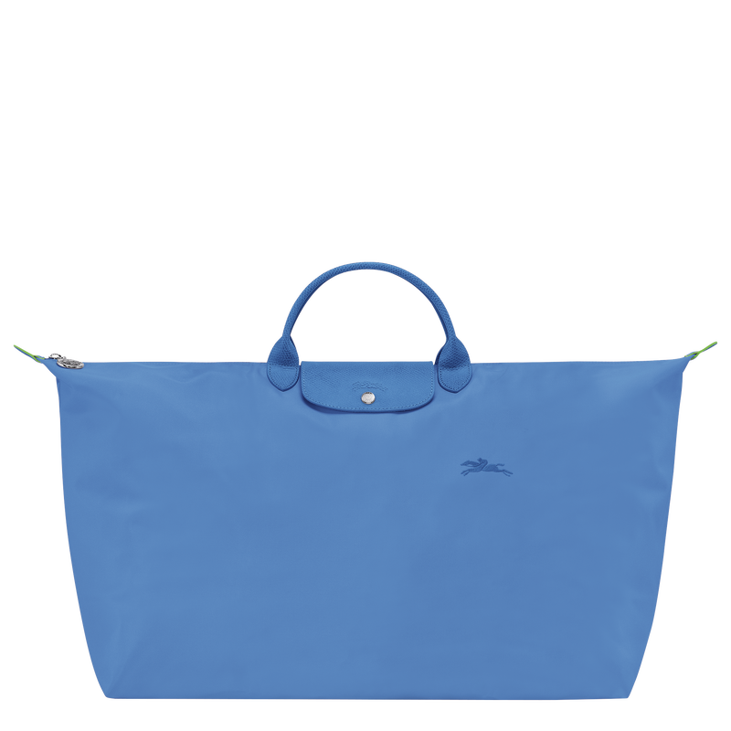 Le Pliage Green M Travel bag , Cornflower - Recycled canvas  - View 1 of  6