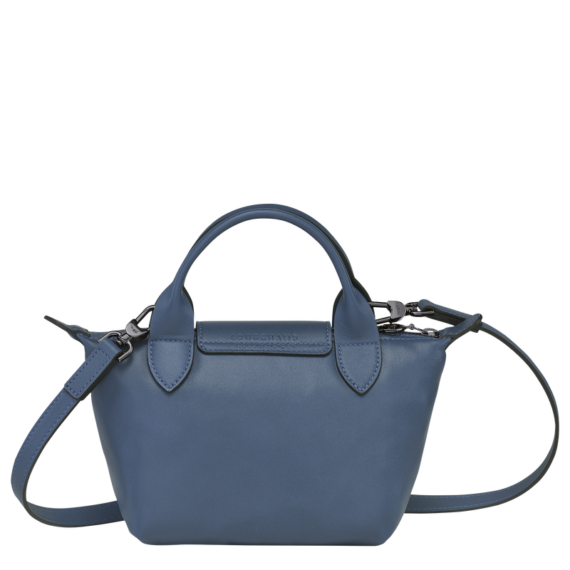 Longchamp pliage cuir 2025 mini