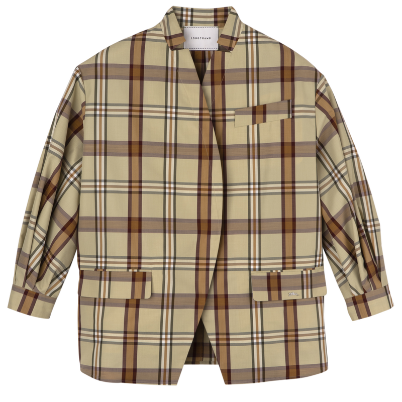 Kimono jacket , Pistachio - Techno taffeta  - View 1 of  5