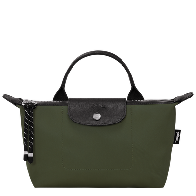 Le Pliage Energy Pouch , Khaki - Recycled canvas