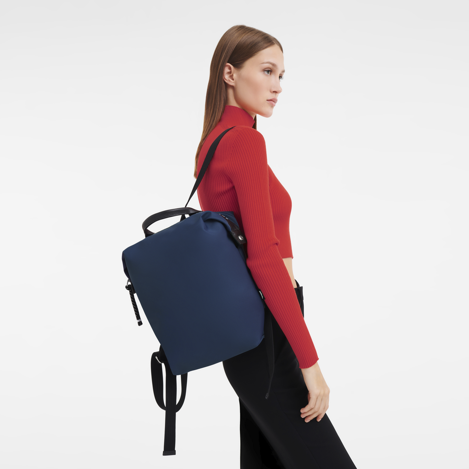 Le Pliage Energy L Backpack Navy - Recycled canvas | Longchamp MY
