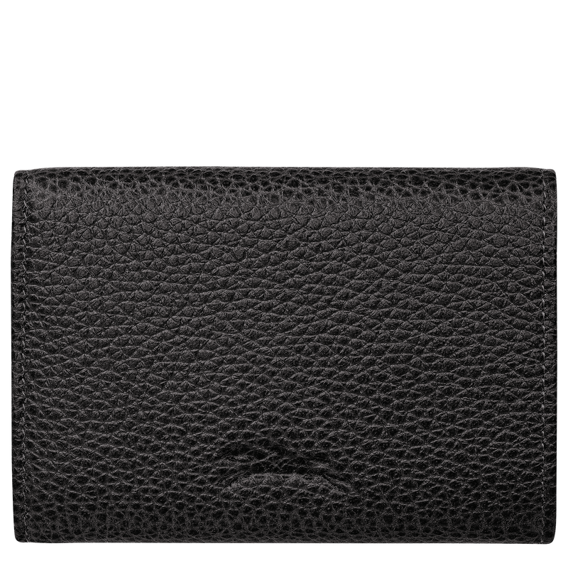 Le Foulonné Compact wallet , Black - Leather  - View 2 of  3