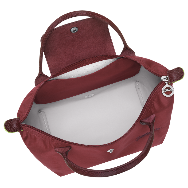 Le Pliage Green S Handbag , Pomegranate - Recycled canvas  - View 5 of  7