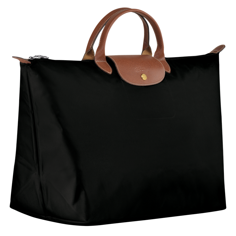 Le Pliage Original L Travel bag , Black - Recycled canvas  - View 3 of  6