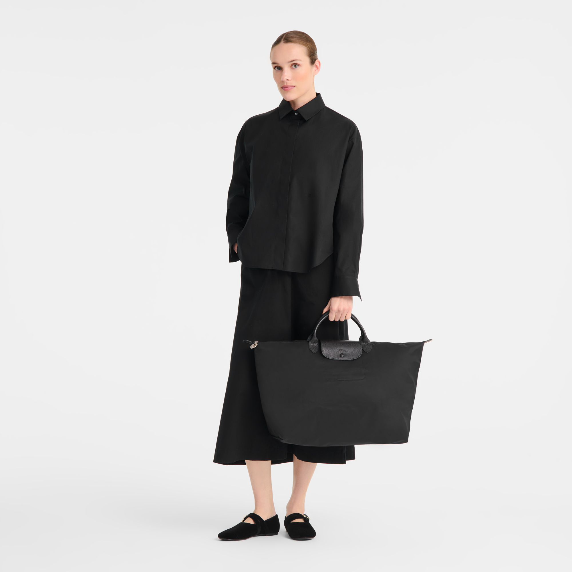 Le Pliage One Travel bag S, Black